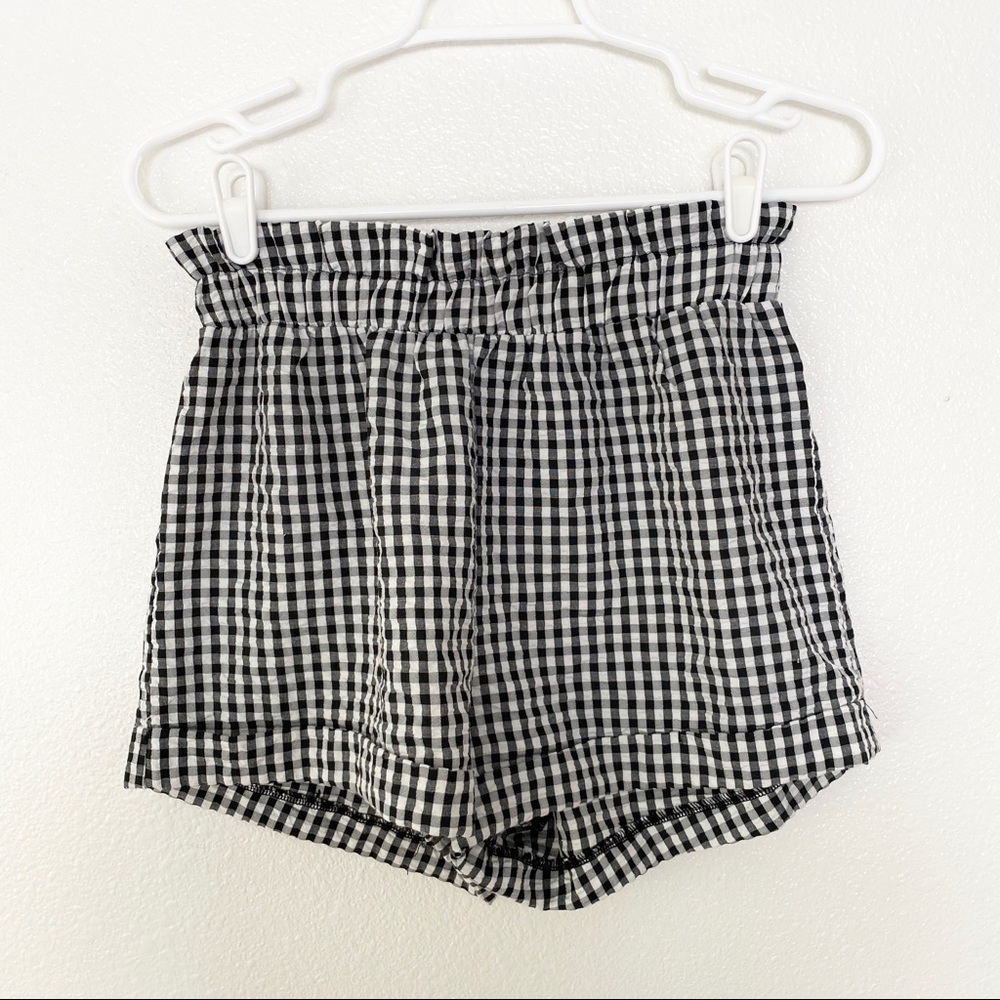 PacSun Smocked Waist Gingham Shorts